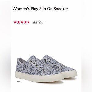 *new* Blowfish Malibu Women's Super Play Slip-On Sneakers Size 9